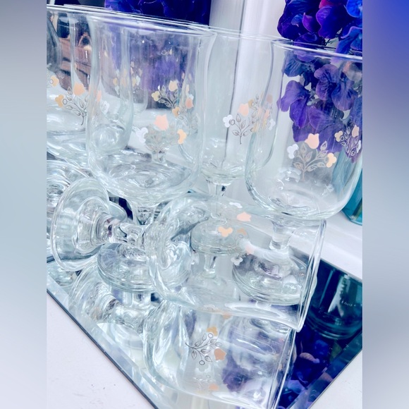 Set of 4 Pfaltzgraff Remembrance Goblets - Picture 3 of 9